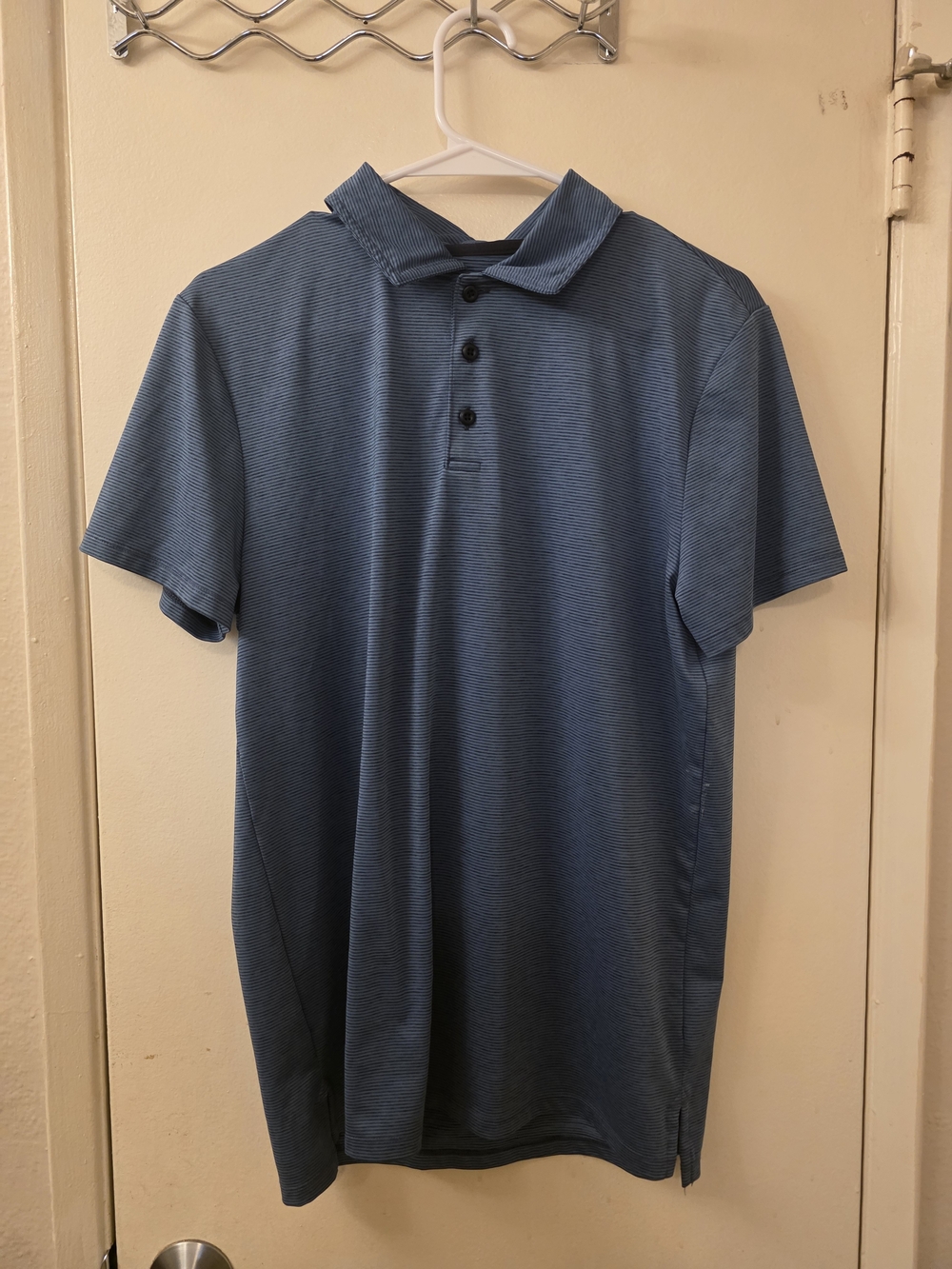 all in motion Men's Slate Blue Short-Sleeve Polo
